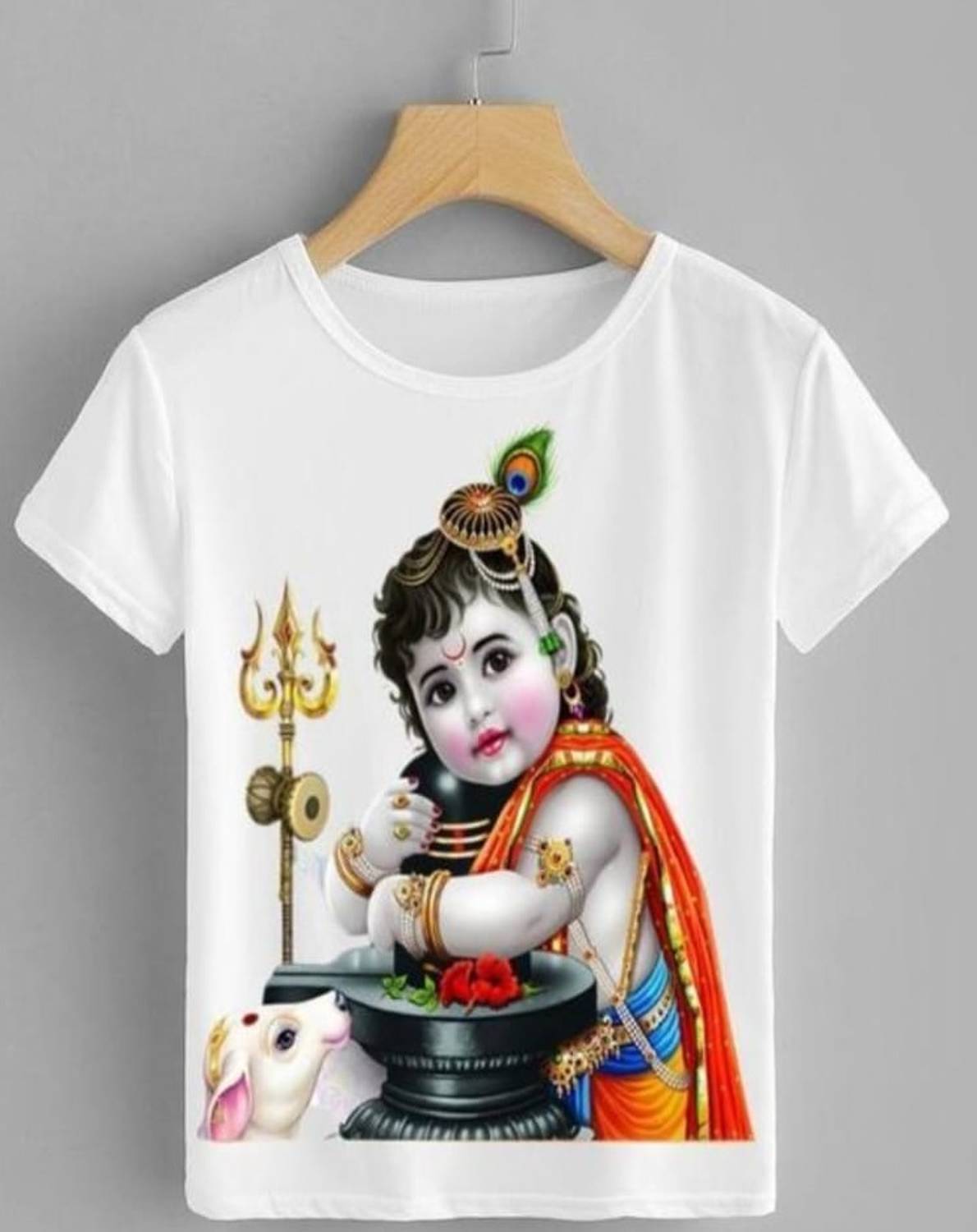 Treasurelook Boys & Girls Printed Polyester Regular T Shirt