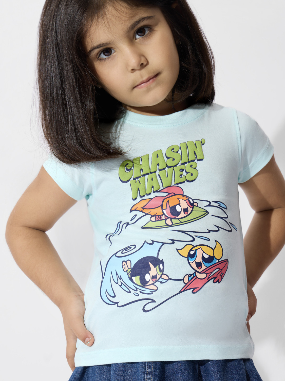 Image of The Souled Store Girls Cartoon Pure Cotton Regular T Shirt