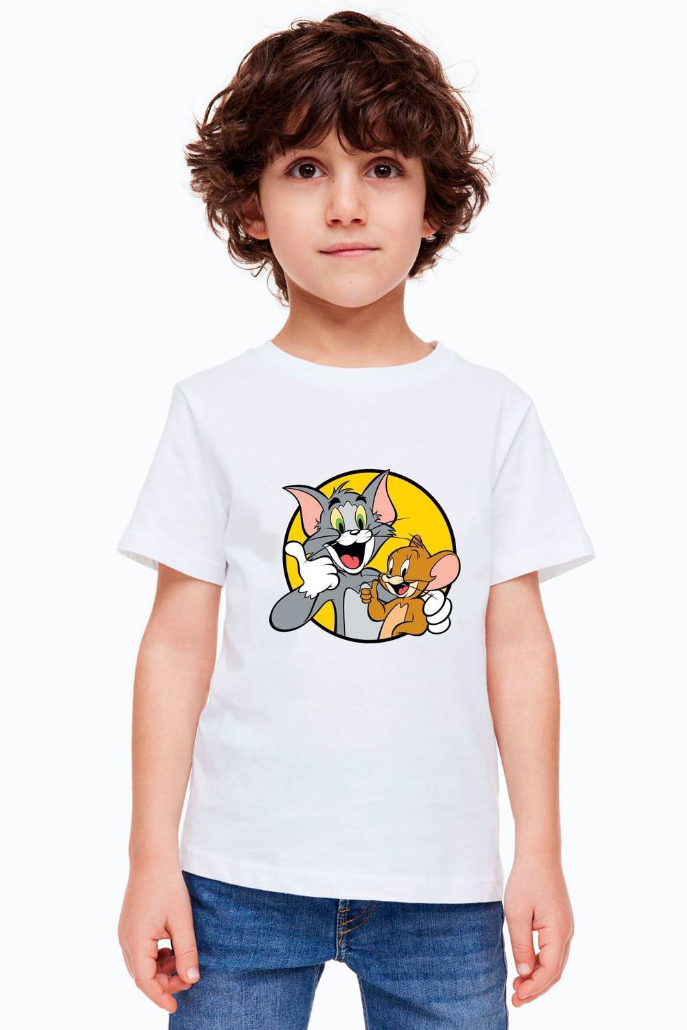 BQF Boys Cartoon Polyester Regular T Shirt