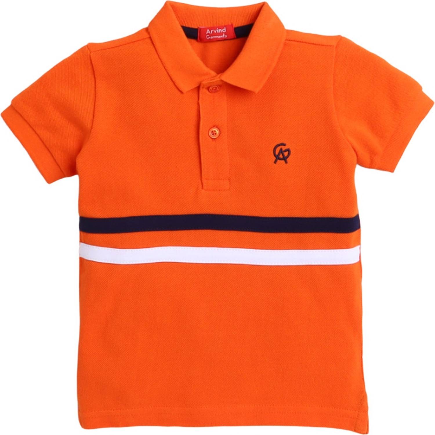 Arvind Garments Baby Boys Solid Pure Cotton Regular T Shirt