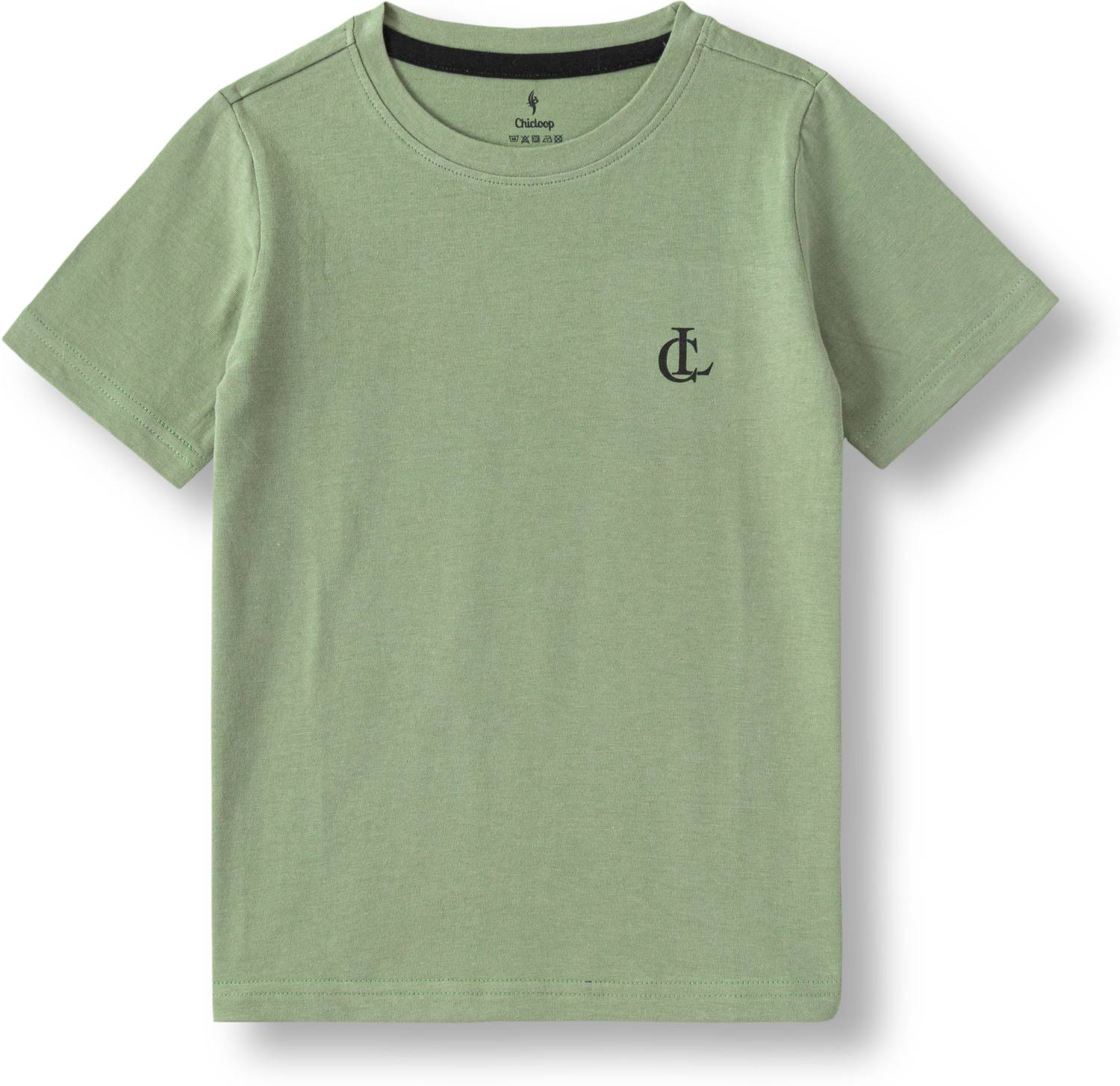 chicloop Boys Solid Pure Cotton Regular T Shirt