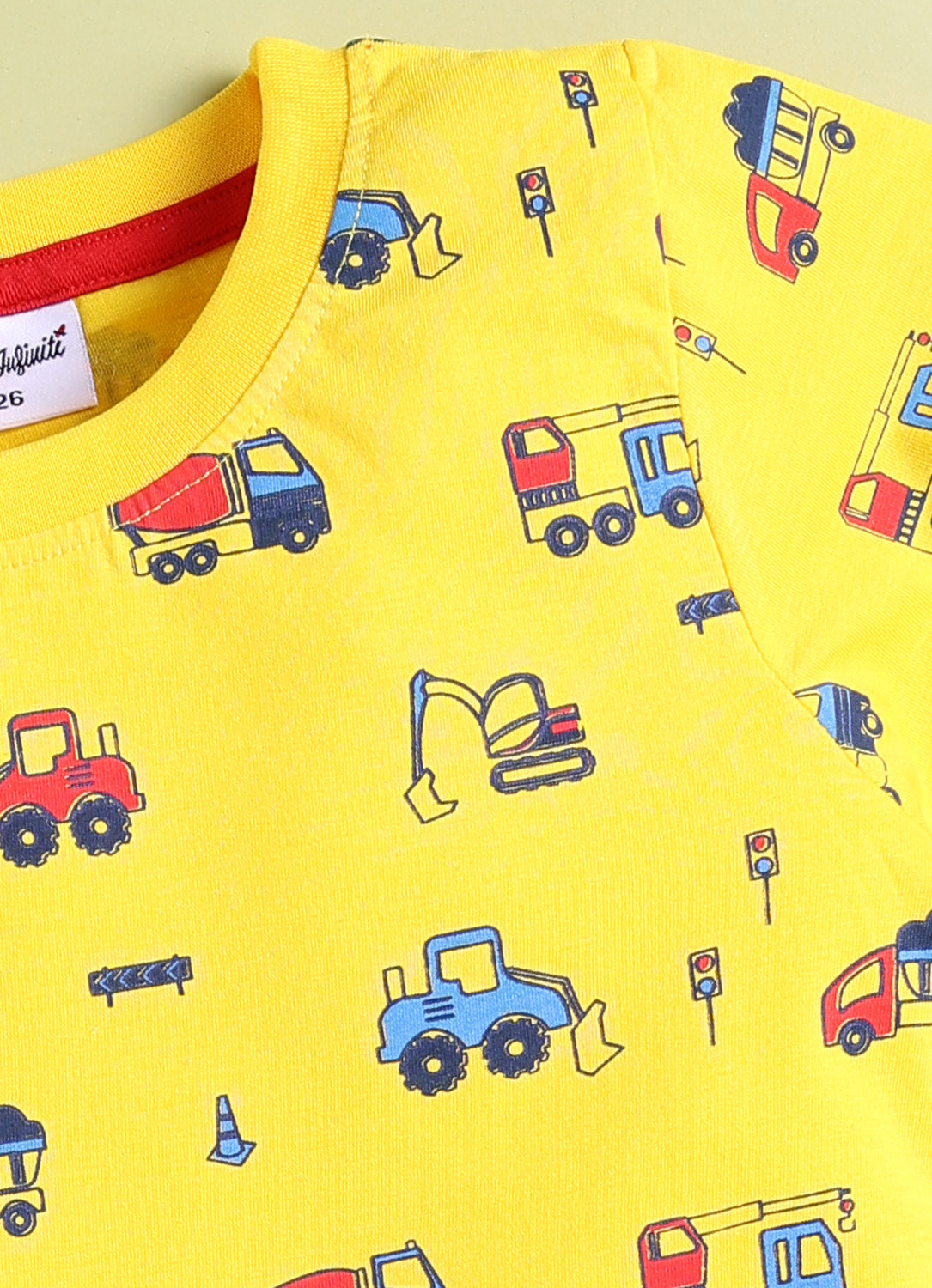 Image of Mars Infiniti Boys Printed Pure Cotton Regular T Shirt