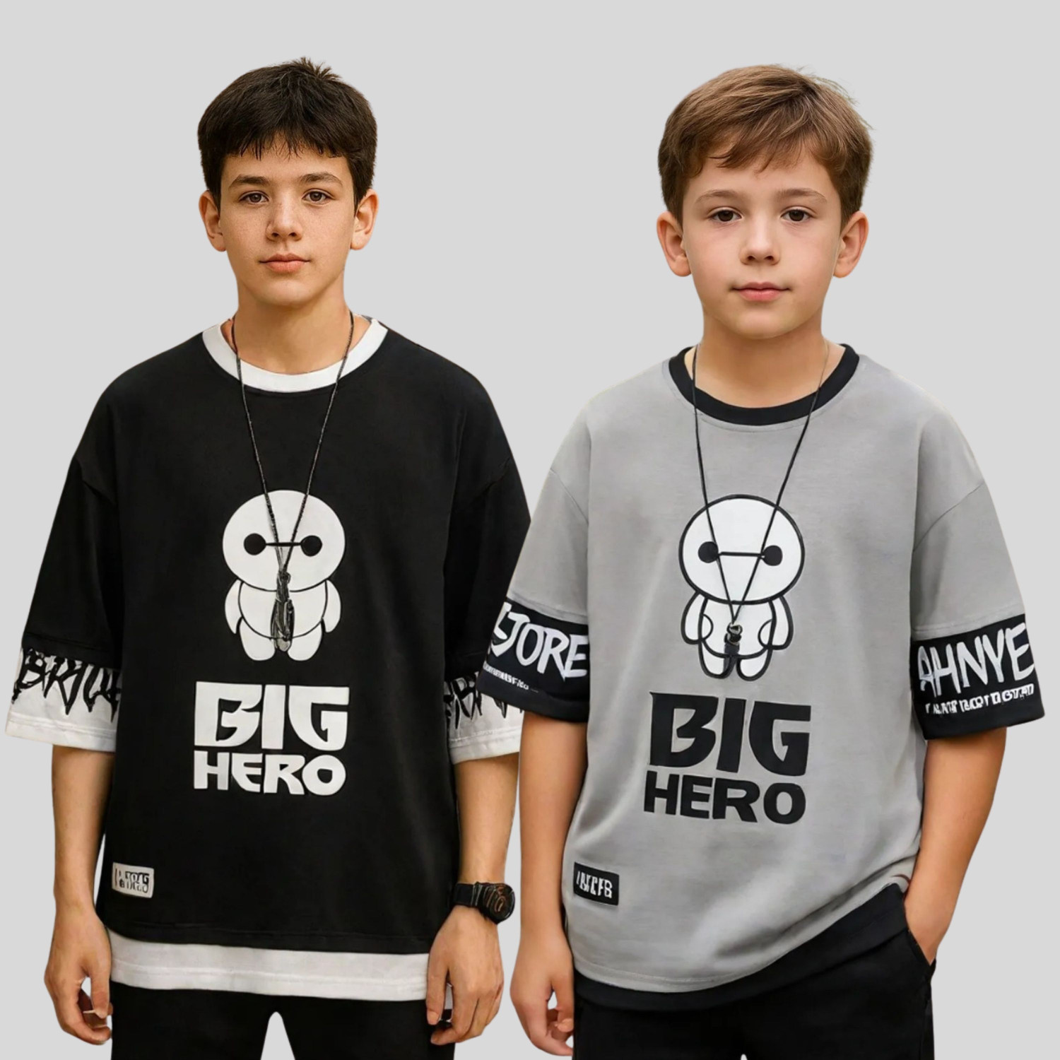 Image of Ticoss Boys Printed Cotton Blend Regular T Shirt