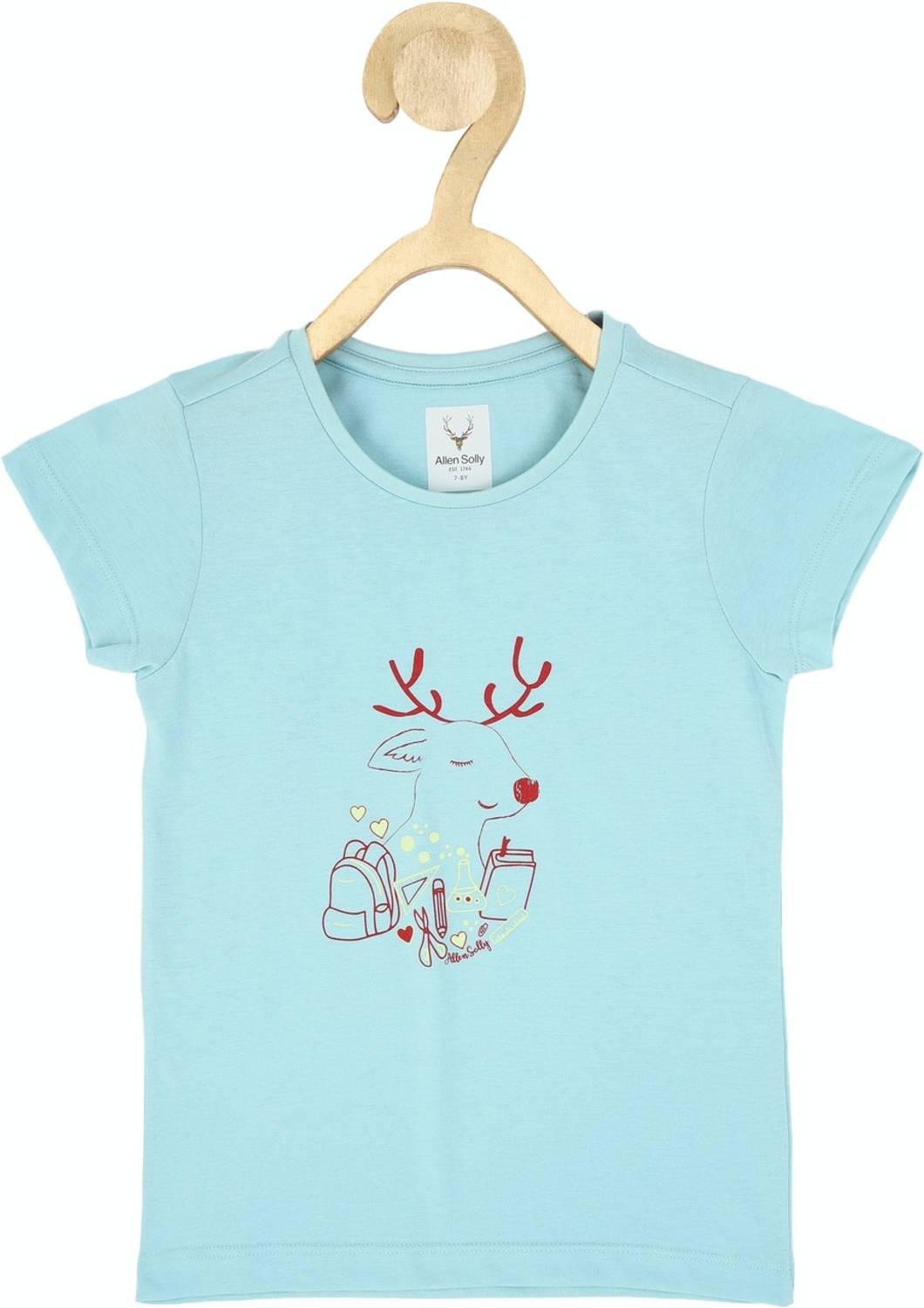 Allen Solly Girls Printed Polyester Regular T Shirt
