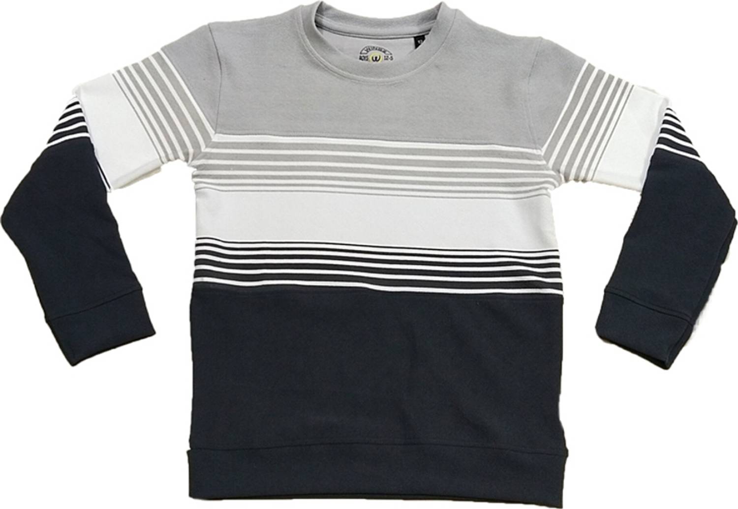 A.K.S CLOTHING Boys & Girls Striped Cotton Blend Regular T Shirt