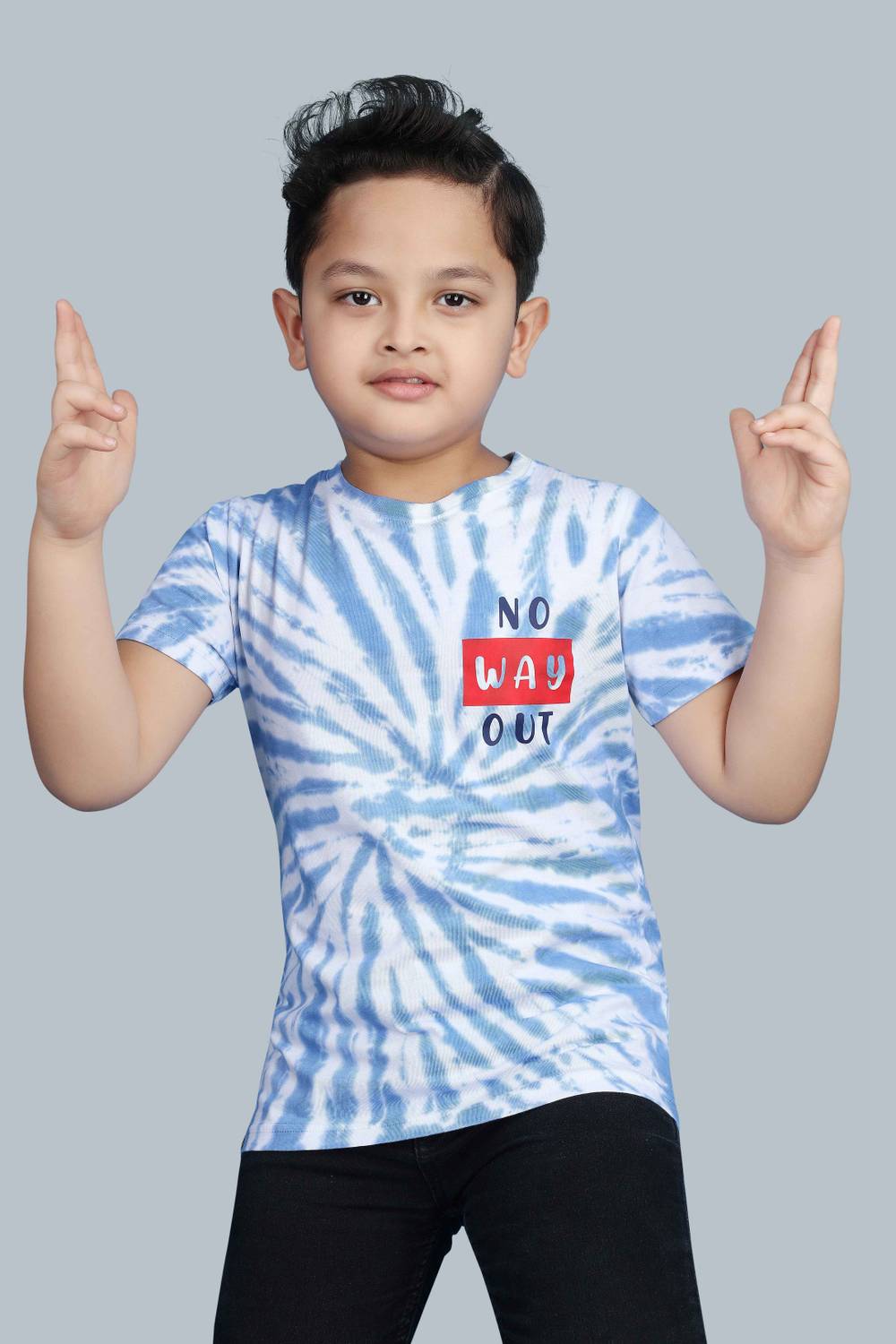 3Pin Boys Tie & Dye Pure Cotton Regular T Shirt