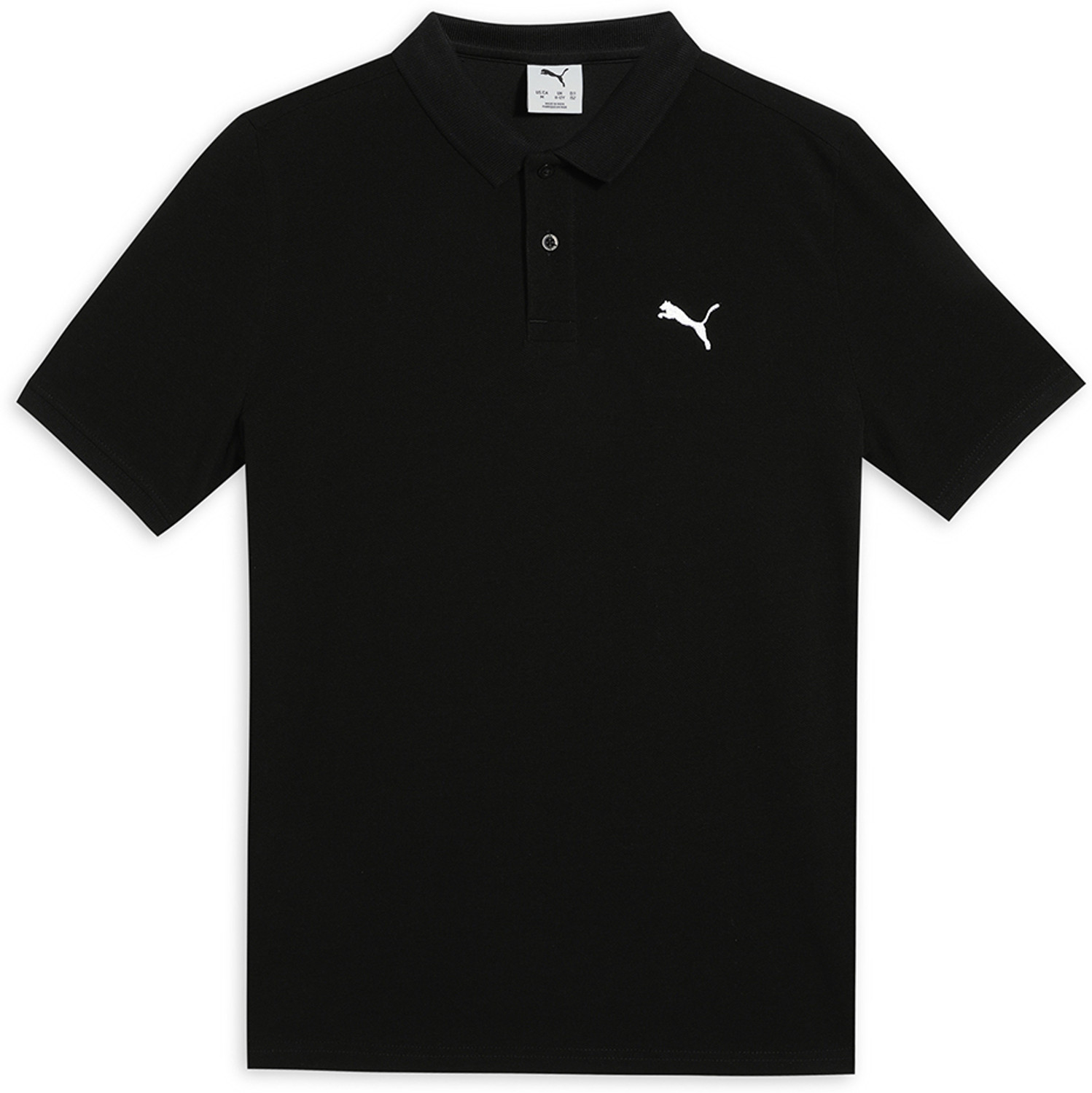 Image of PUMA Boys Solid Cotton Blend Regular T Shirt