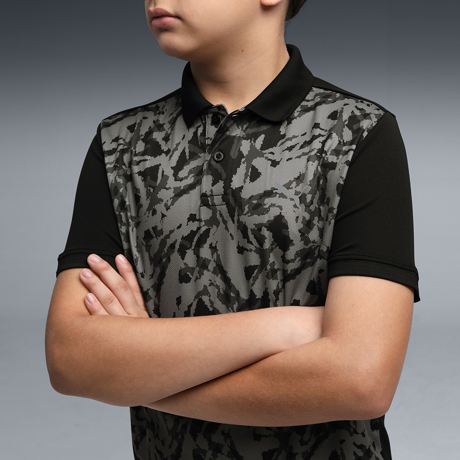Image of PUMA Boys Printed Polyester Regular T Shirt