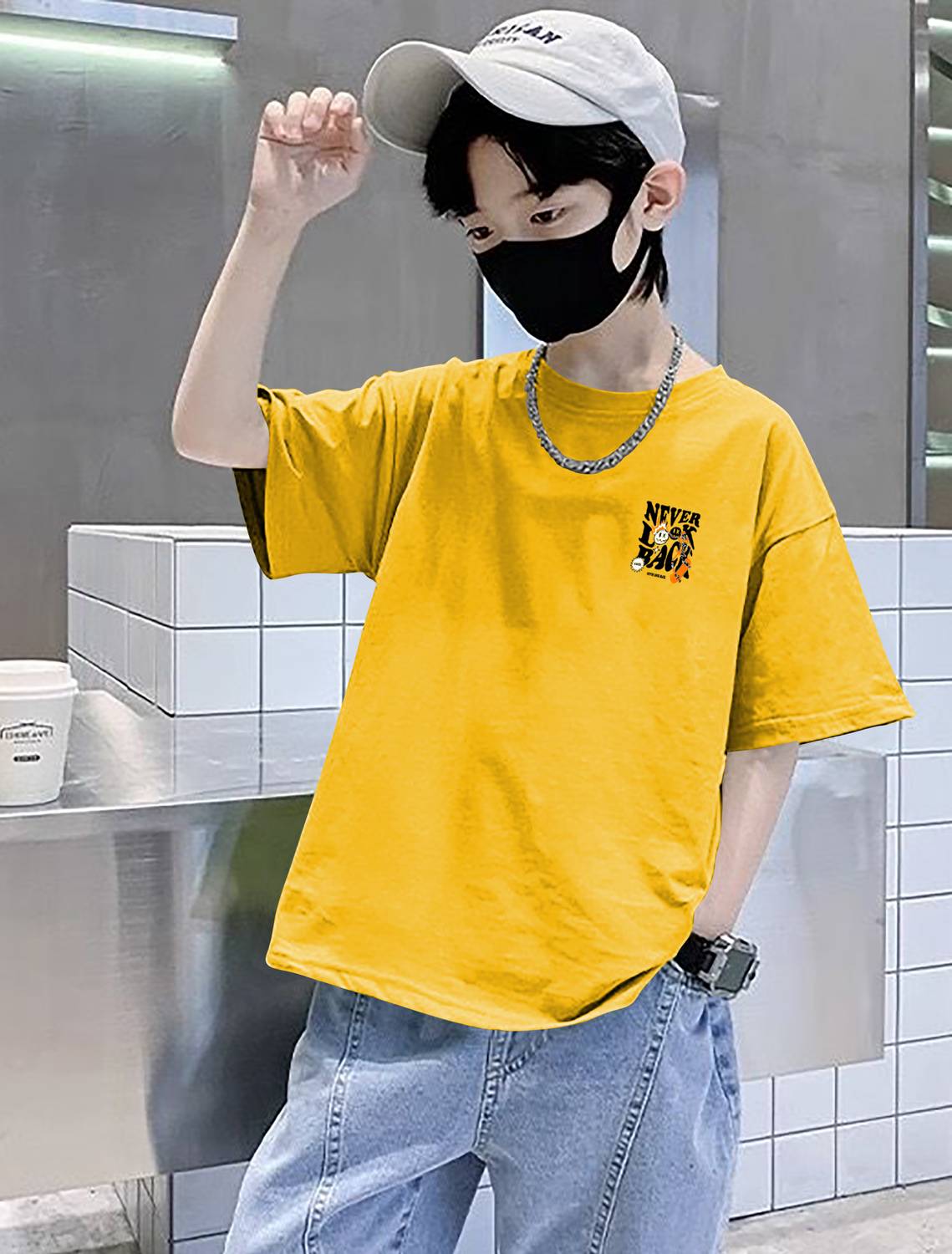 Flipkart.com | Heartees Boys Printed Pure Cotton Oversized T Shirt