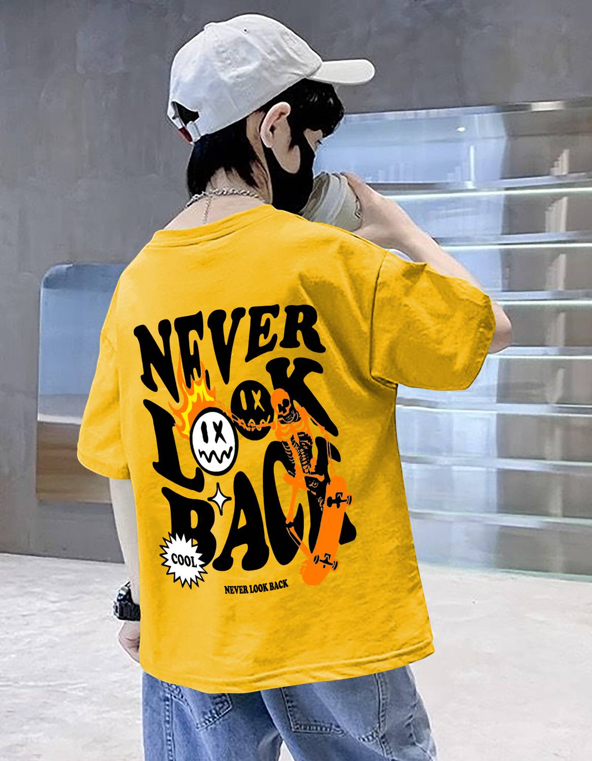 Flipkart.com | Heartees Boys Printed Pure Cotton Oversized T Shirt