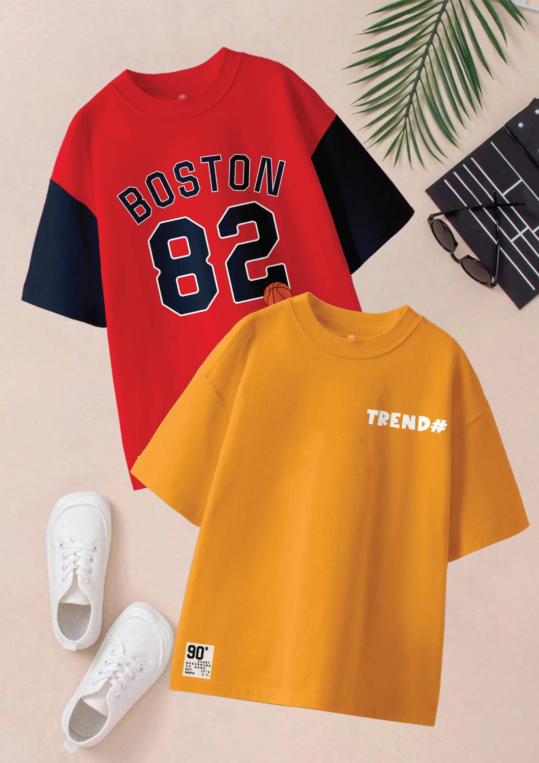Flipkart.com | Codez Boys Printed Pure Cotton Oversized T Shirt