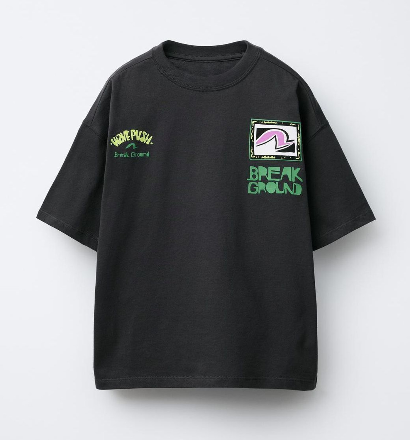 Image of Alan Jones Boys Printed Cotton Blend Oversized T Shirt
