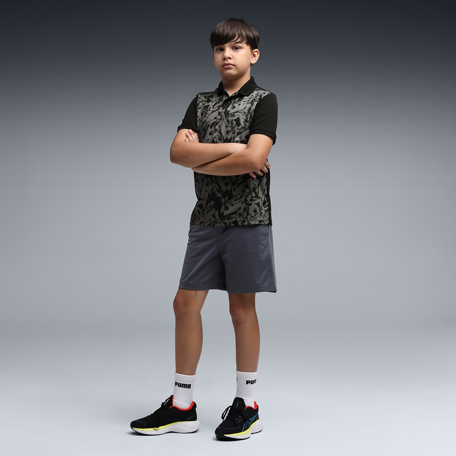 Image of PUMA Boys Printed Polyester Regular T Shirt