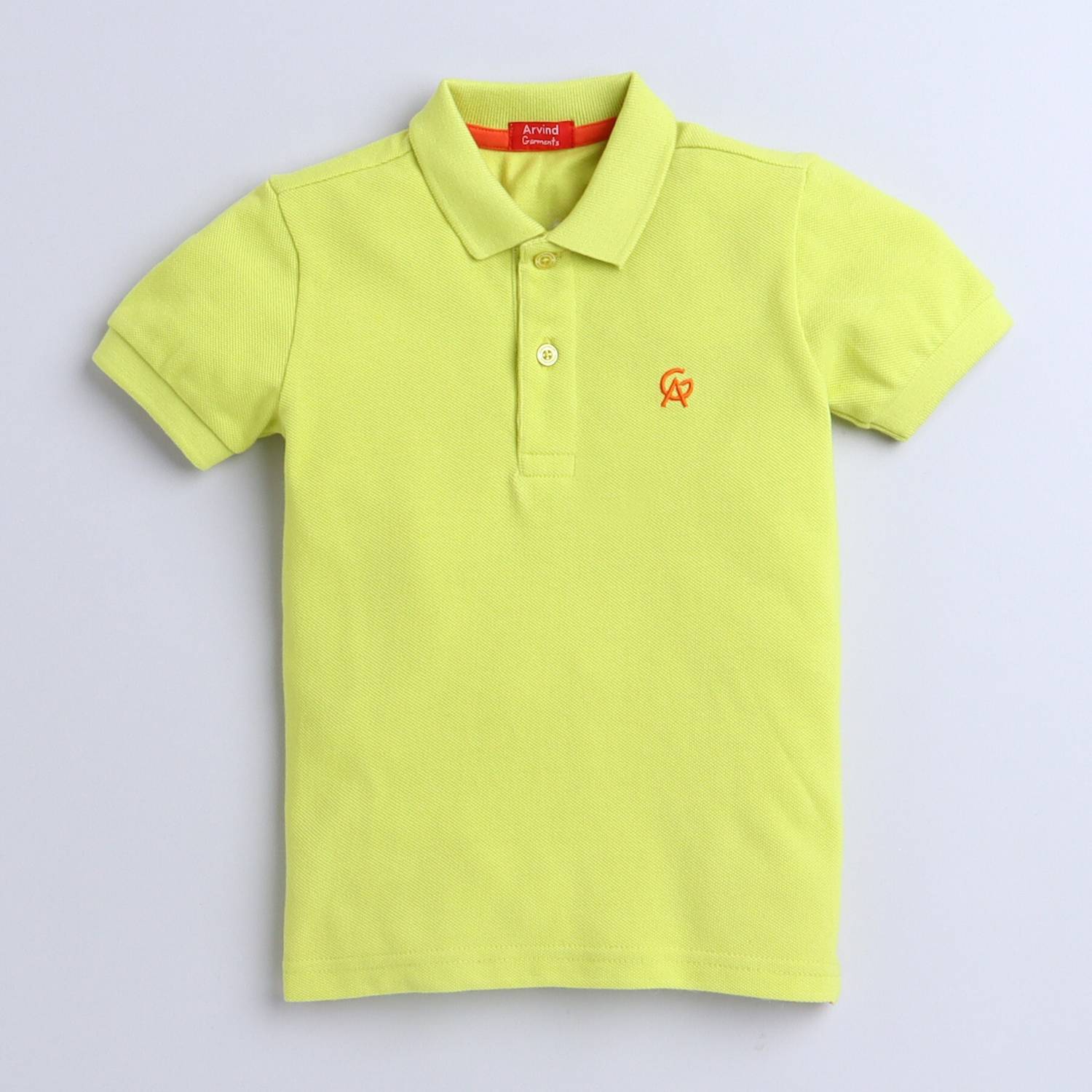 Arvind Garments Baby Boys Solid Cotton Blend Regular T Shirt