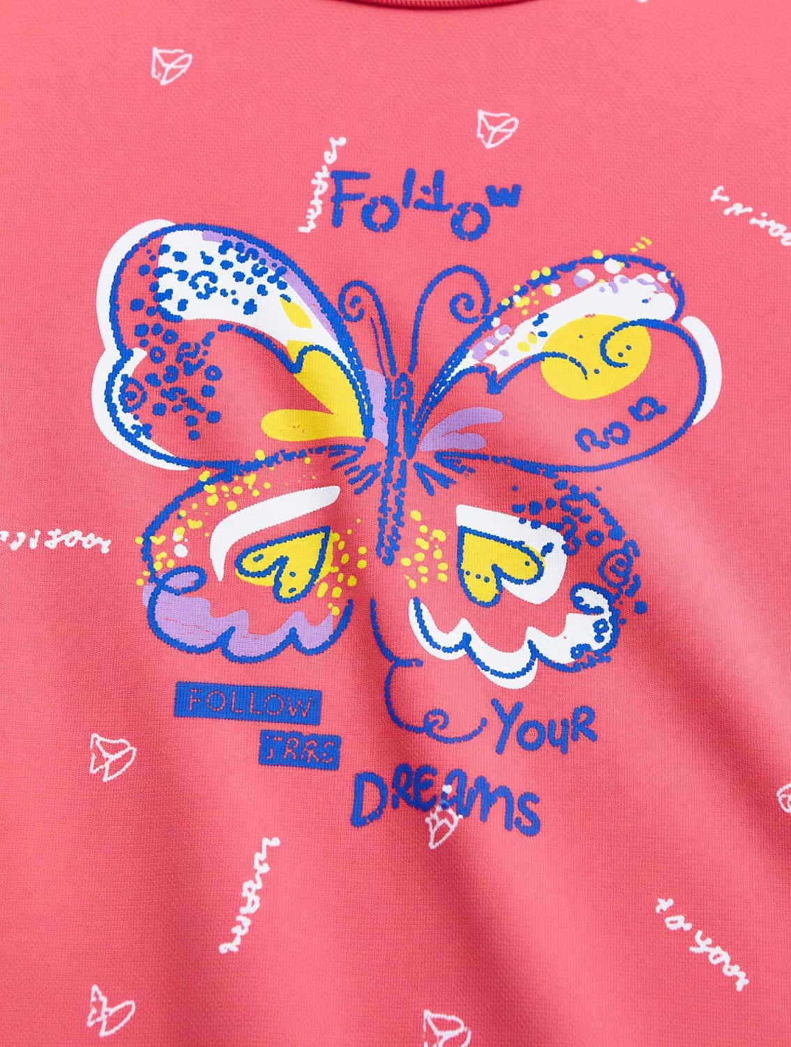 Image of Zuniors-SSC Girls Graphic Print Pure Cotton Regular T Shirt