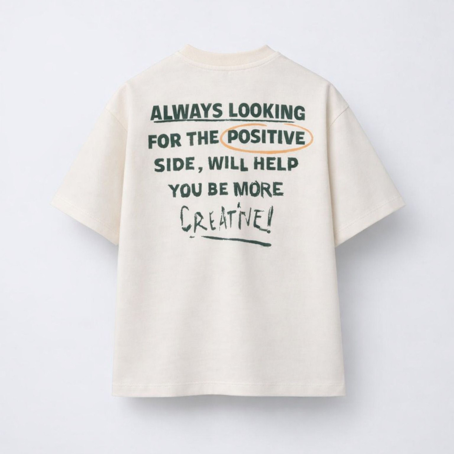 Image of Alan Jones Boys Printed Cotton Blend Oversized T Shirt