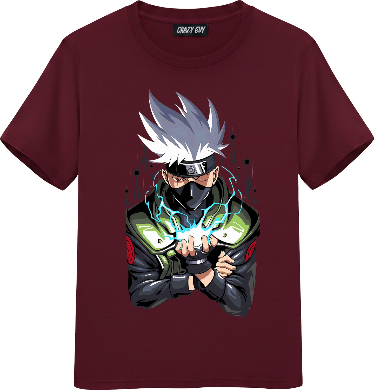 Image of Crazy Guy Boys Printed Cotton Blend Regular T Shirt