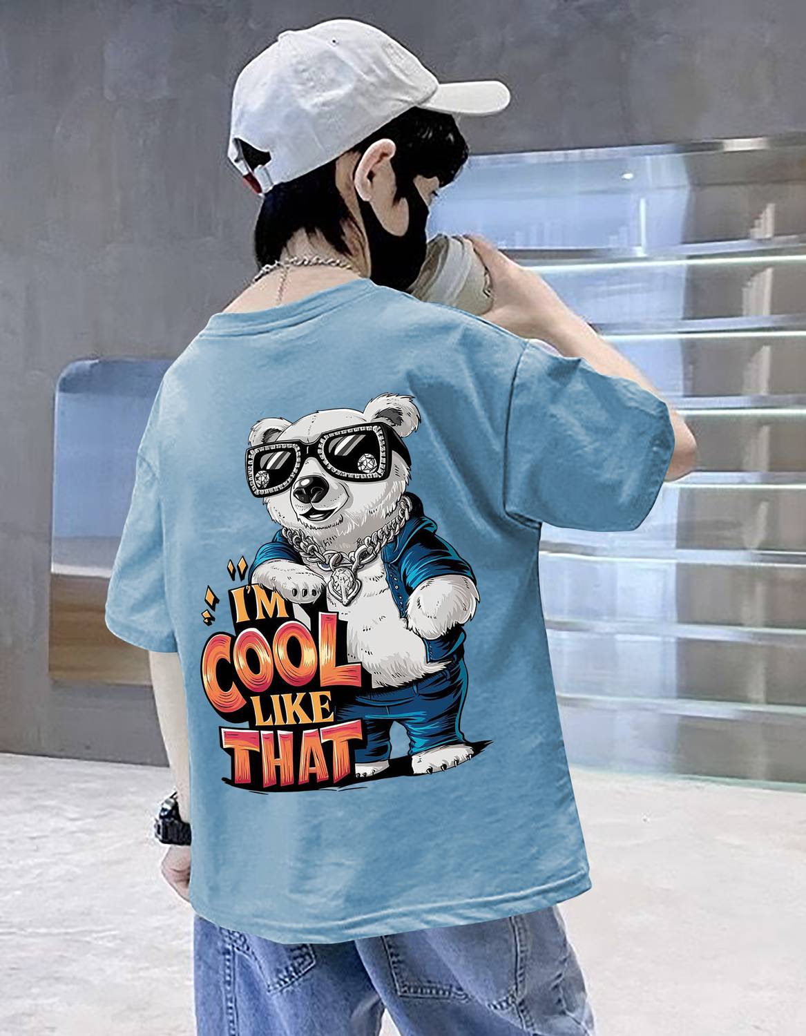 Flipkart.com | Heartees Boys Graphic Print Pure Cotton Oversized T