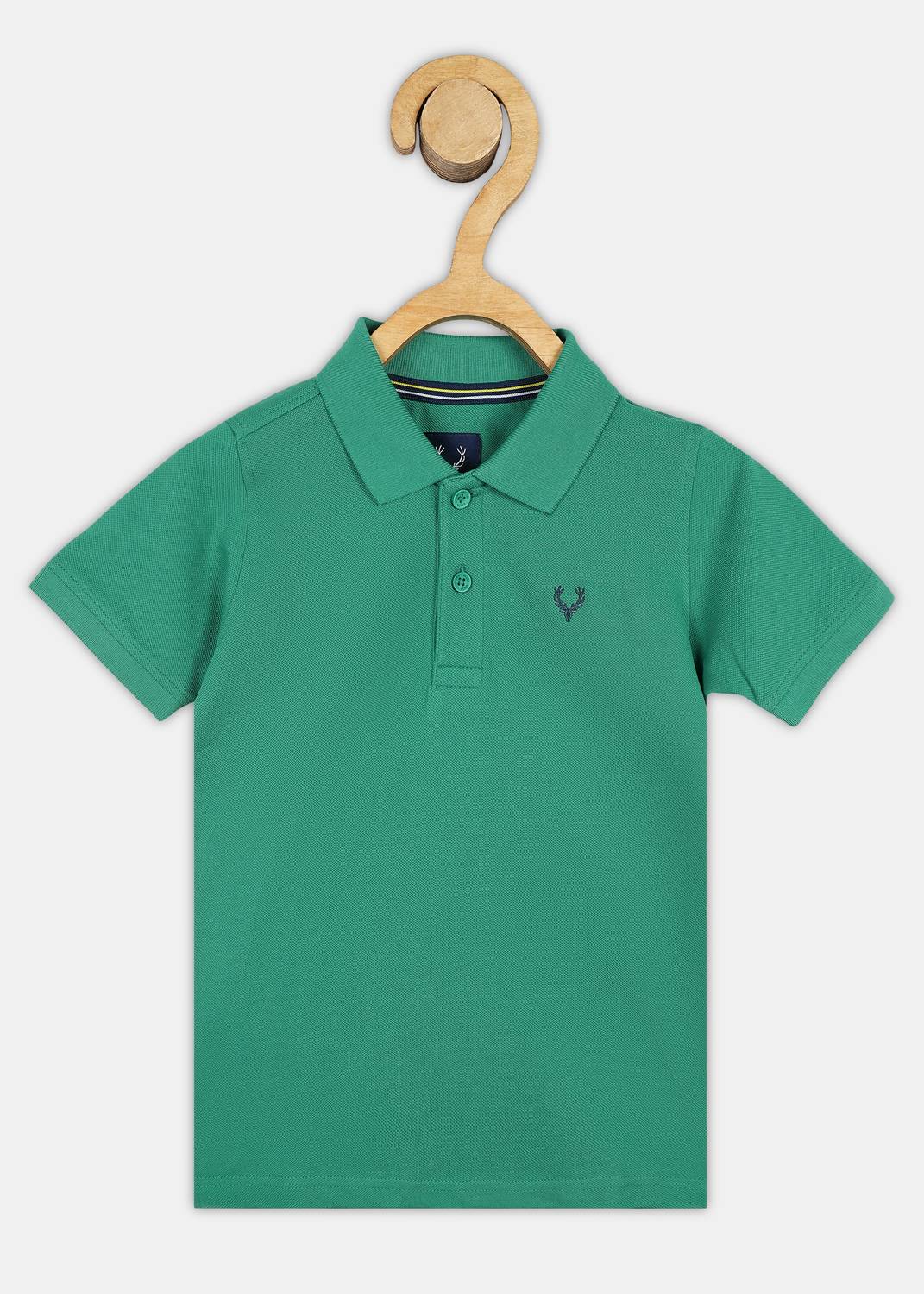 Allen Solly Junior Boys Solid Pure Cotton Regular T Shirt