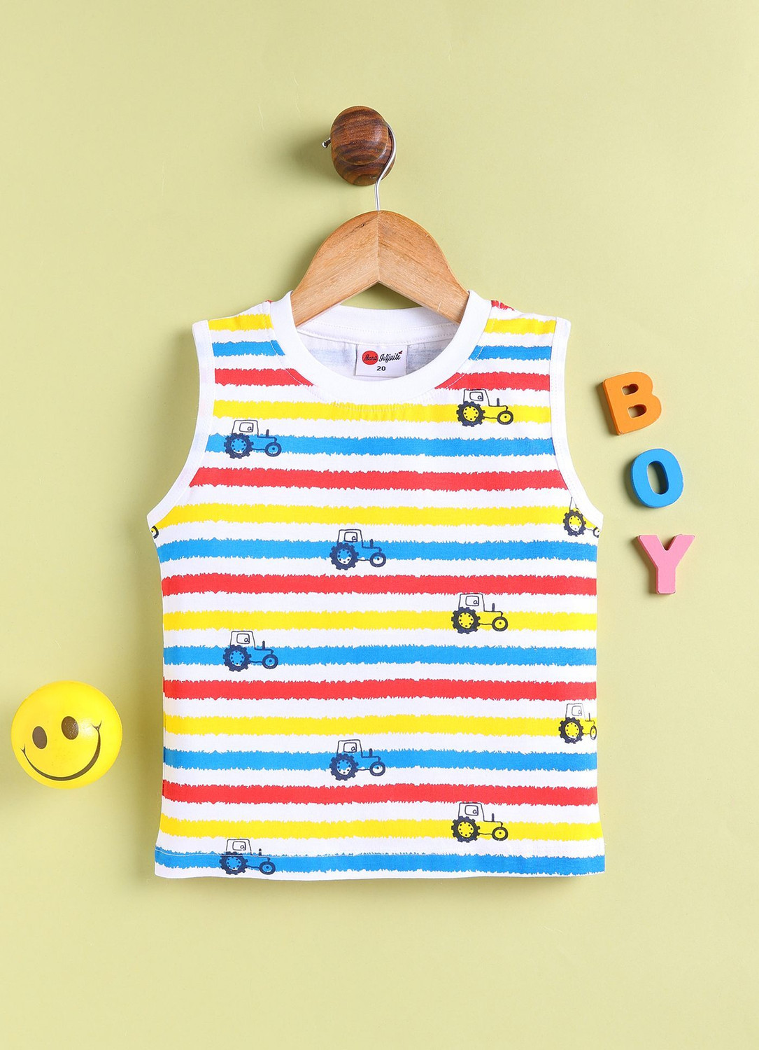 Image of Mars Infiniti Boys Printed Pure Cotton Regular T Shirt