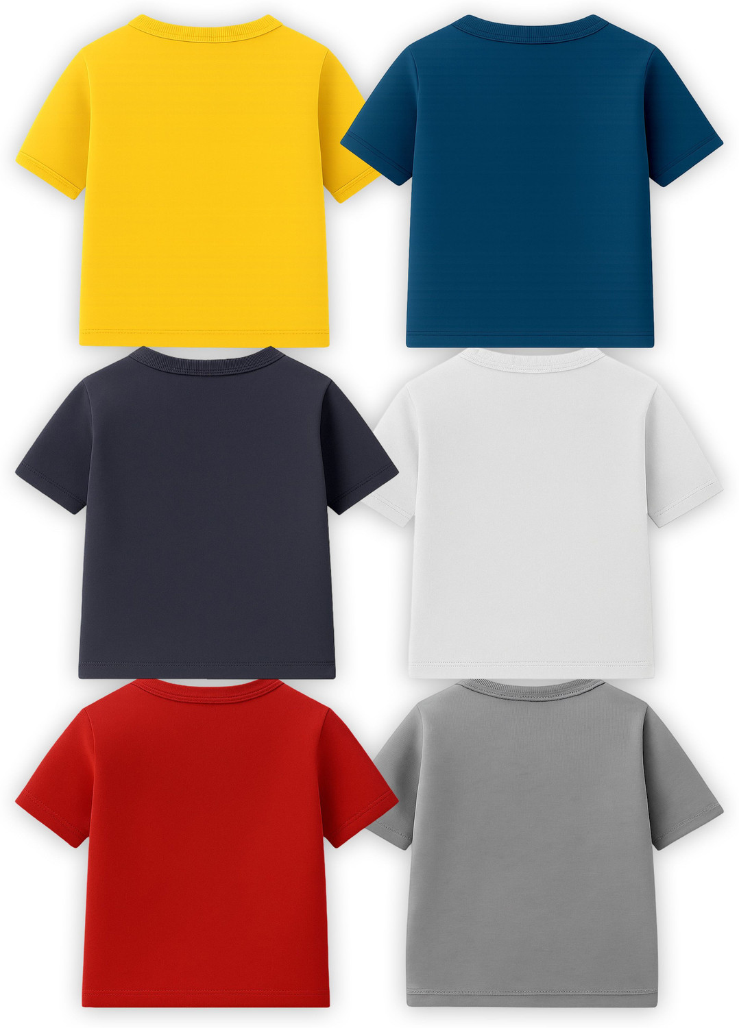 Image of KidBee Baby Boys & Baby Girls Solid Cotton Blend Regular T Shirt