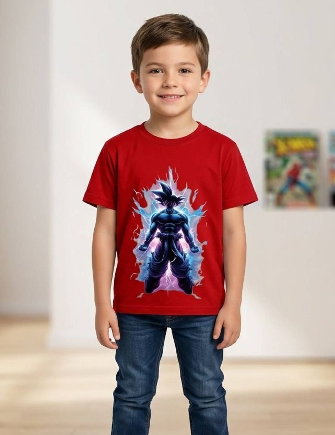 Flipkart.com | Adixus Boys & Girls Printed Pure Cotton Regular T Shirt - Round Neck