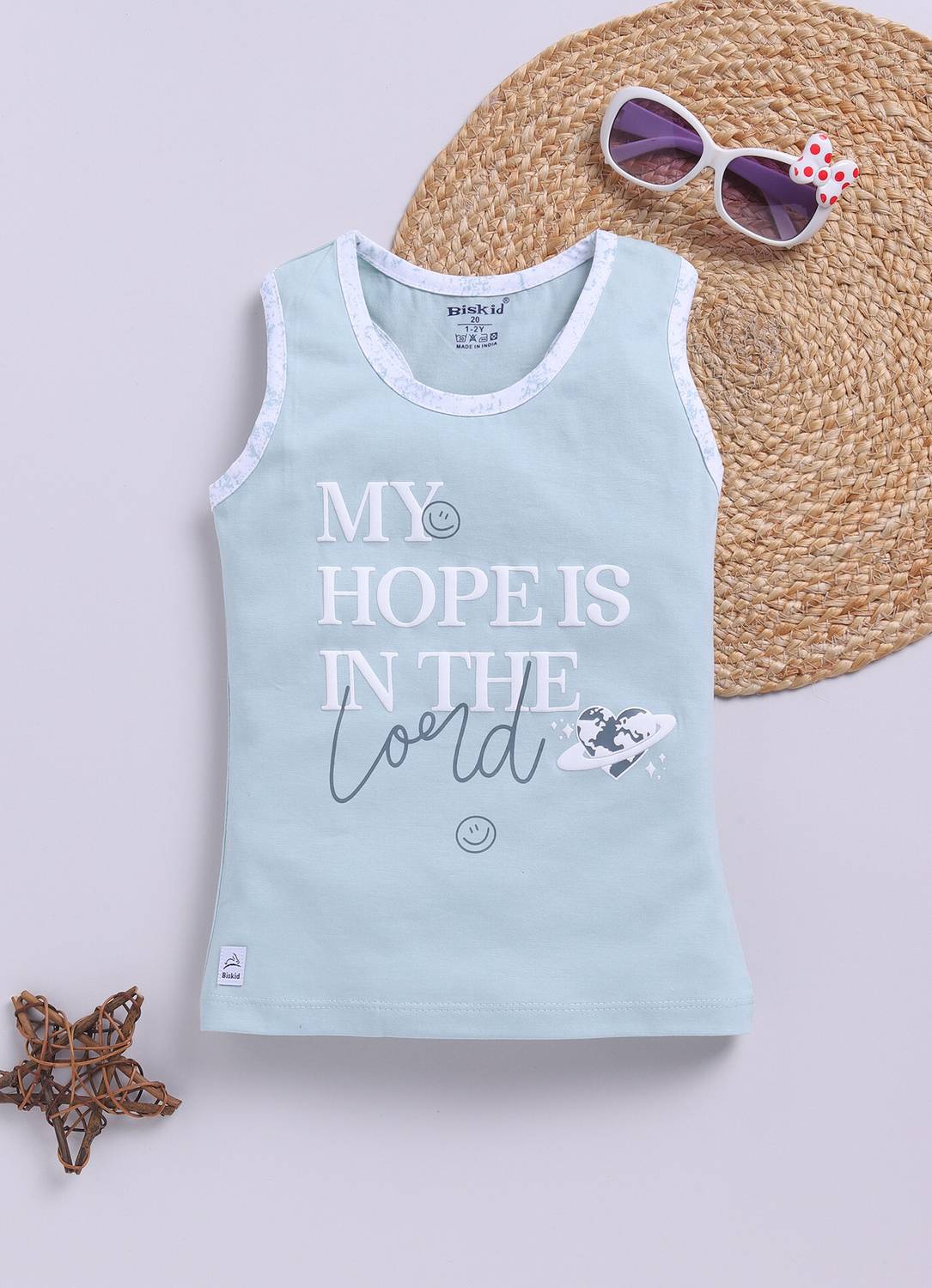 BISKID Girls Pure Cotton Top