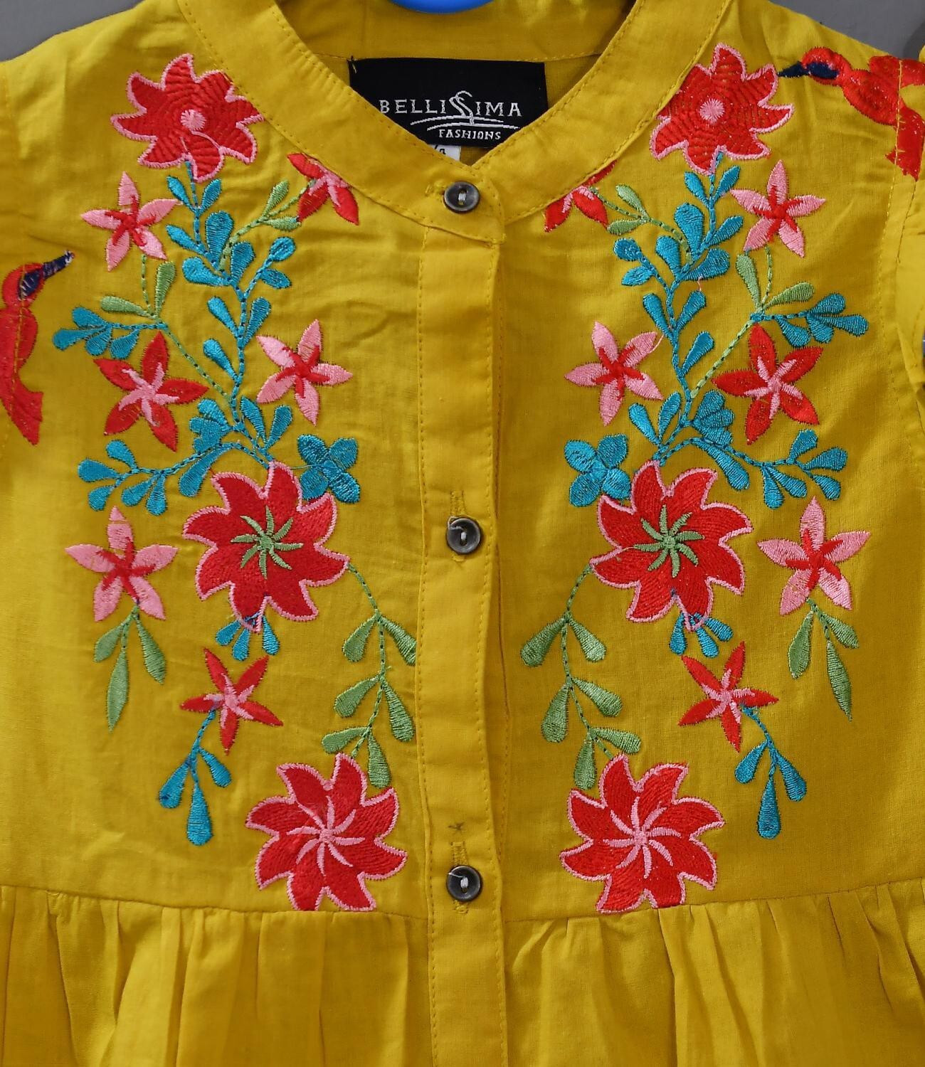 Image of JYOTI EXPORT Girls Casual Pure Cotton Top