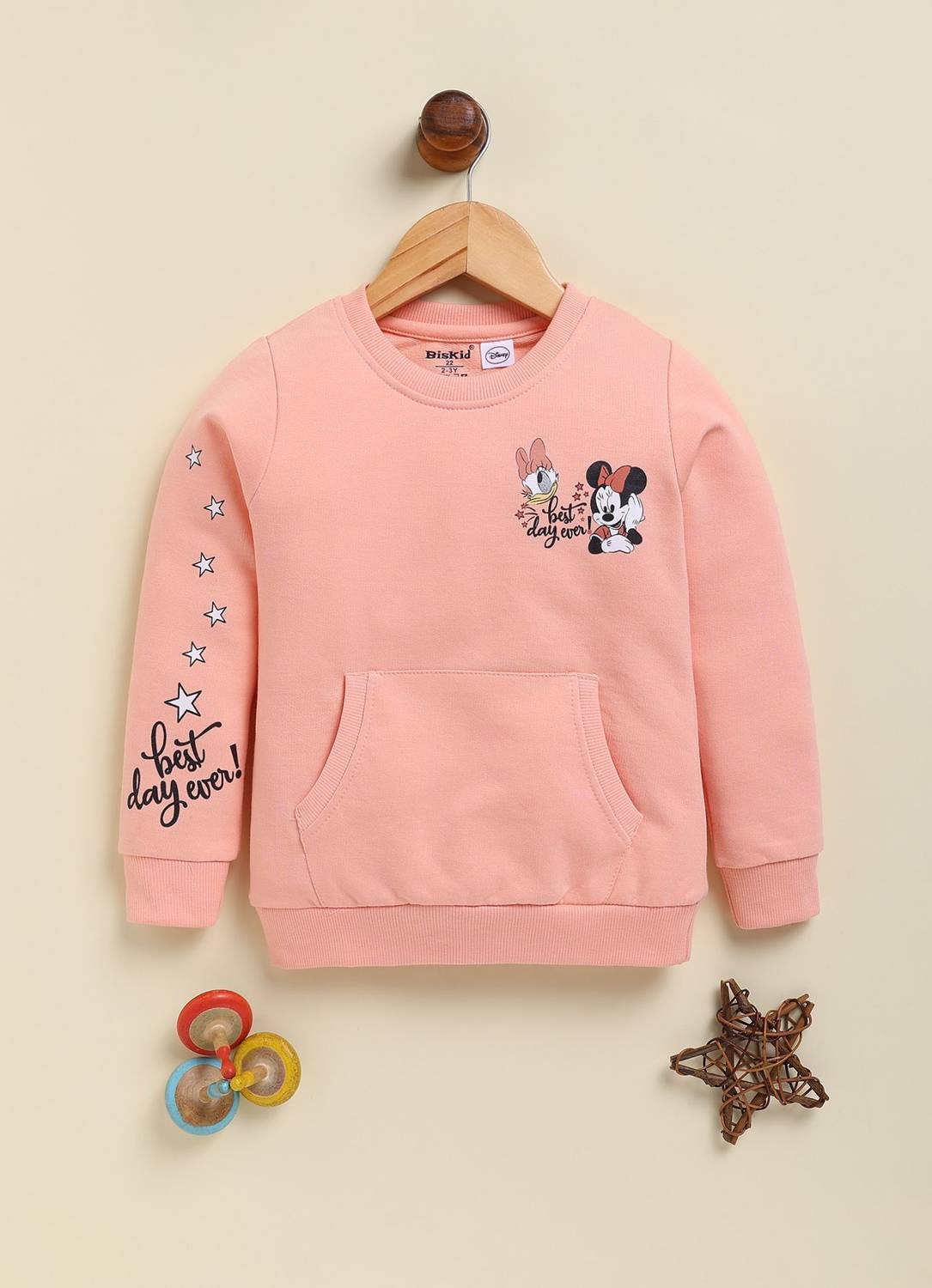 BISKID Girls Casual Pure Cotton Full Sleeve Top