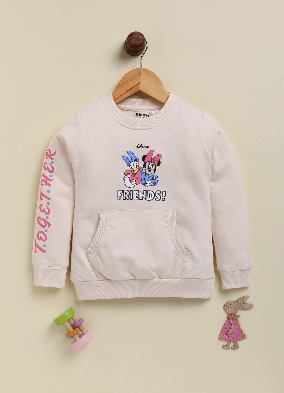 BISKID Girls Casual Pure Cotton Full Sleeve Top
