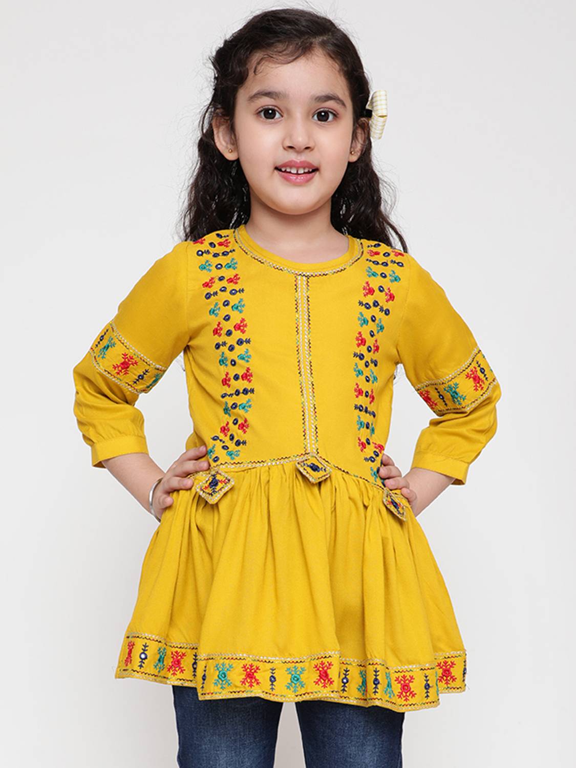 BAESD Girls Party Pure Cotton A-line Top