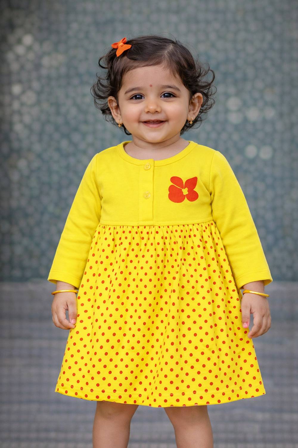 babeezworld Baby Girls Casual Cotton Blend Top