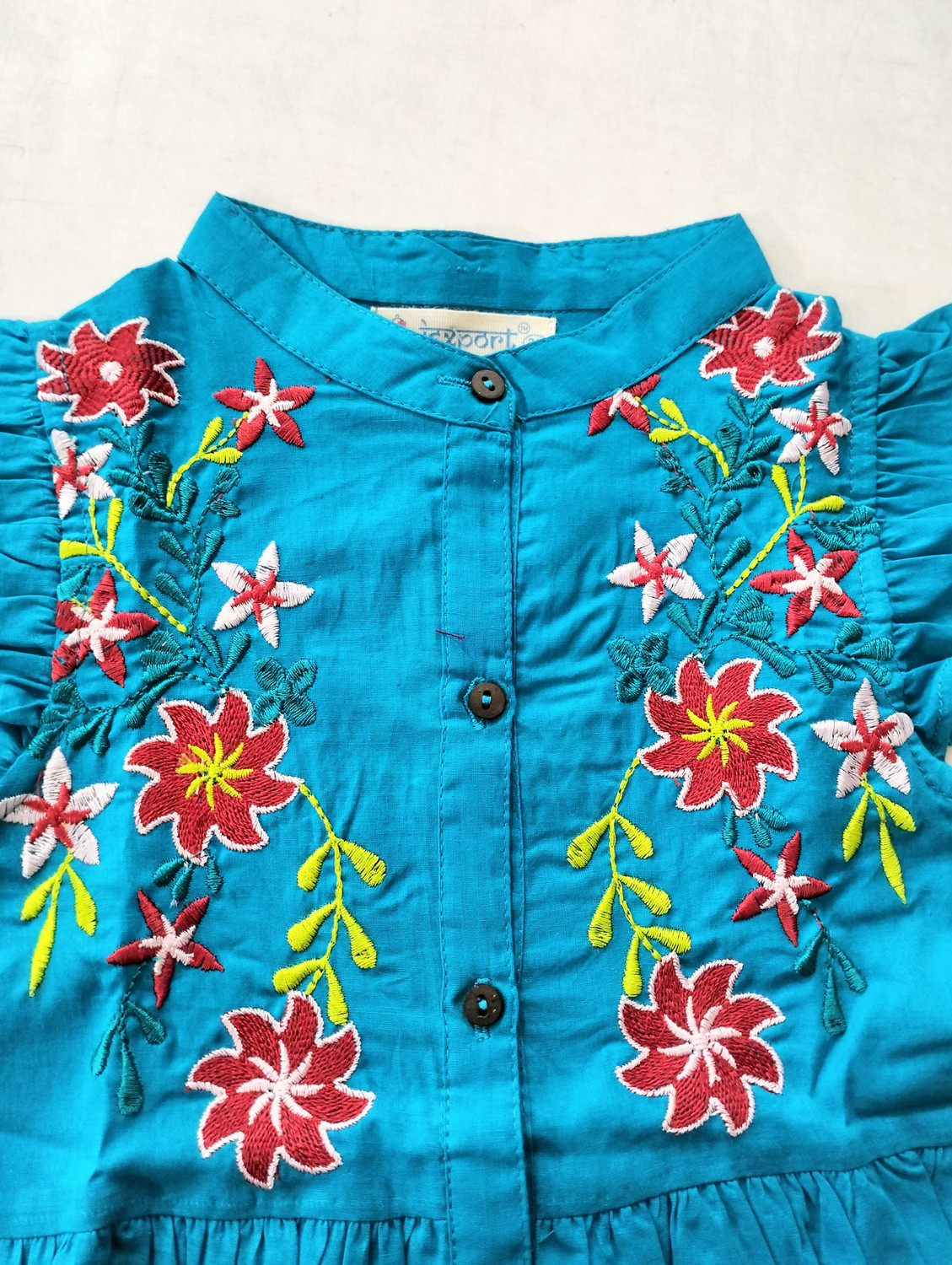Image of JYOTI EXPORT Girls Casual Pure Cotton Top