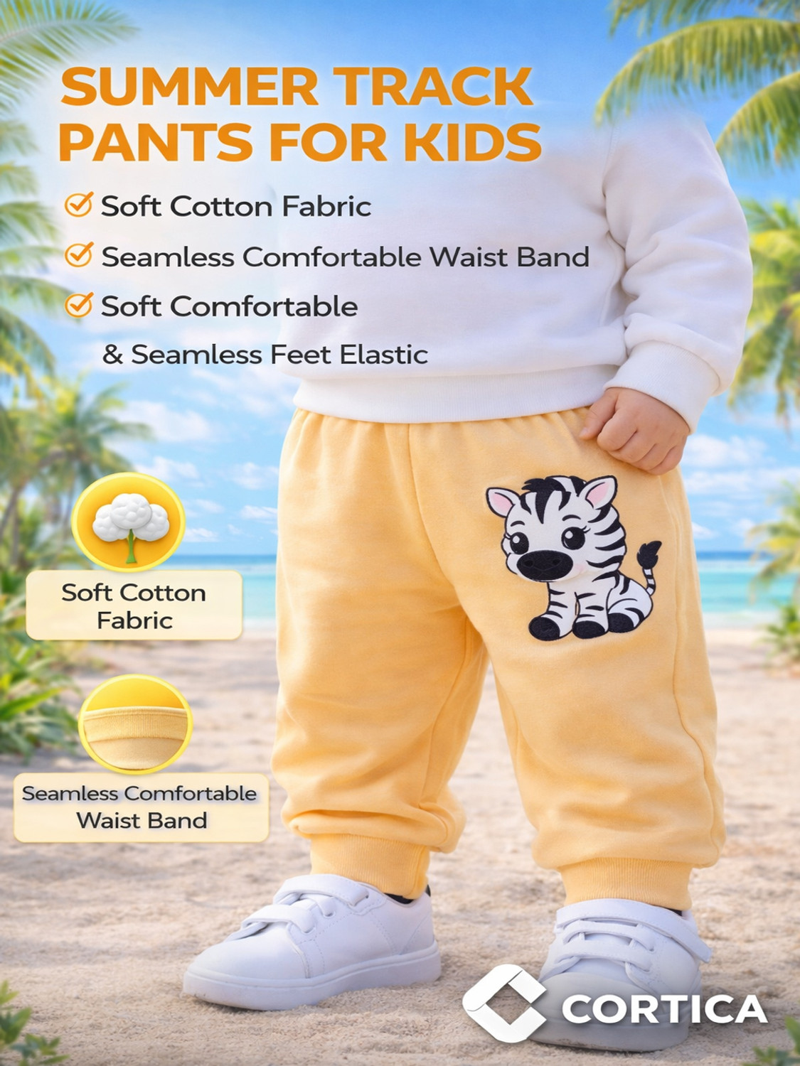 Image of cortica Track Pant For Baby Boys & Baby Girls