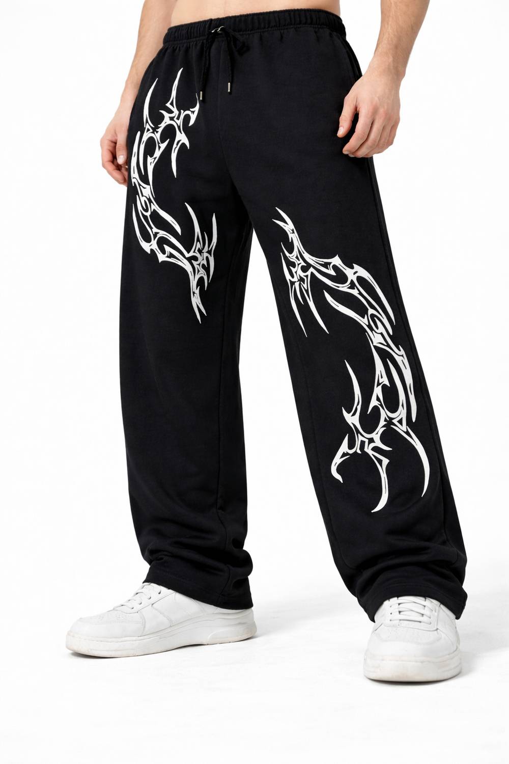 mank D Track Pant For Boys Black Pack of 1 - Image 1