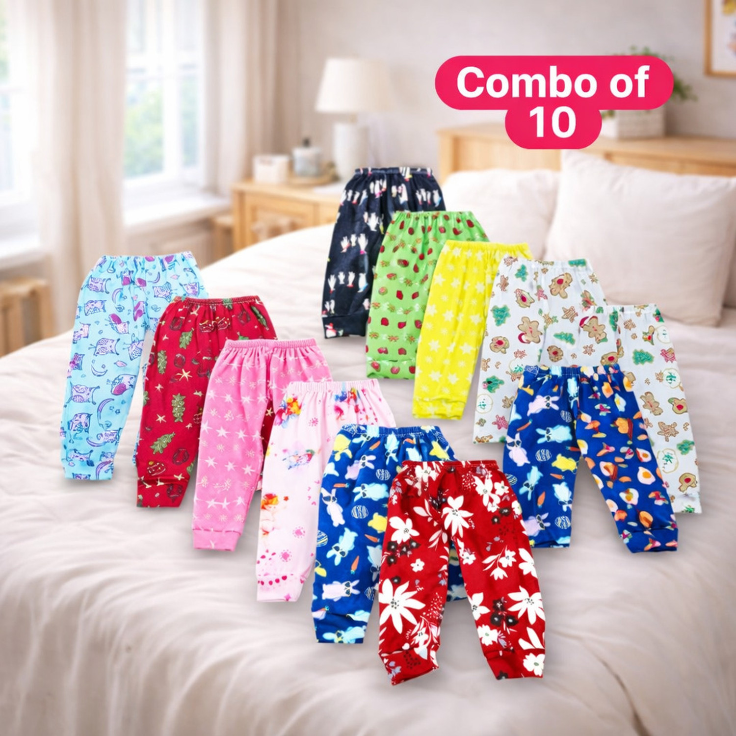 Image of COMBOWALA Track Pant For Baby Boys & Baby Girls