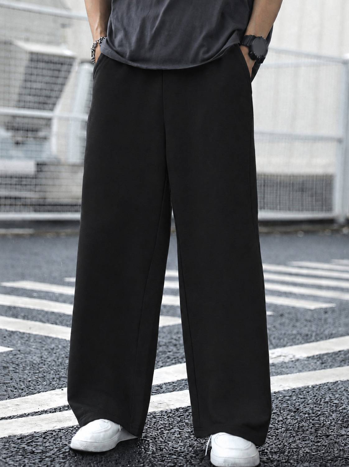 toystshirt Boys Black Track Pant Pack of 1 - Image 1