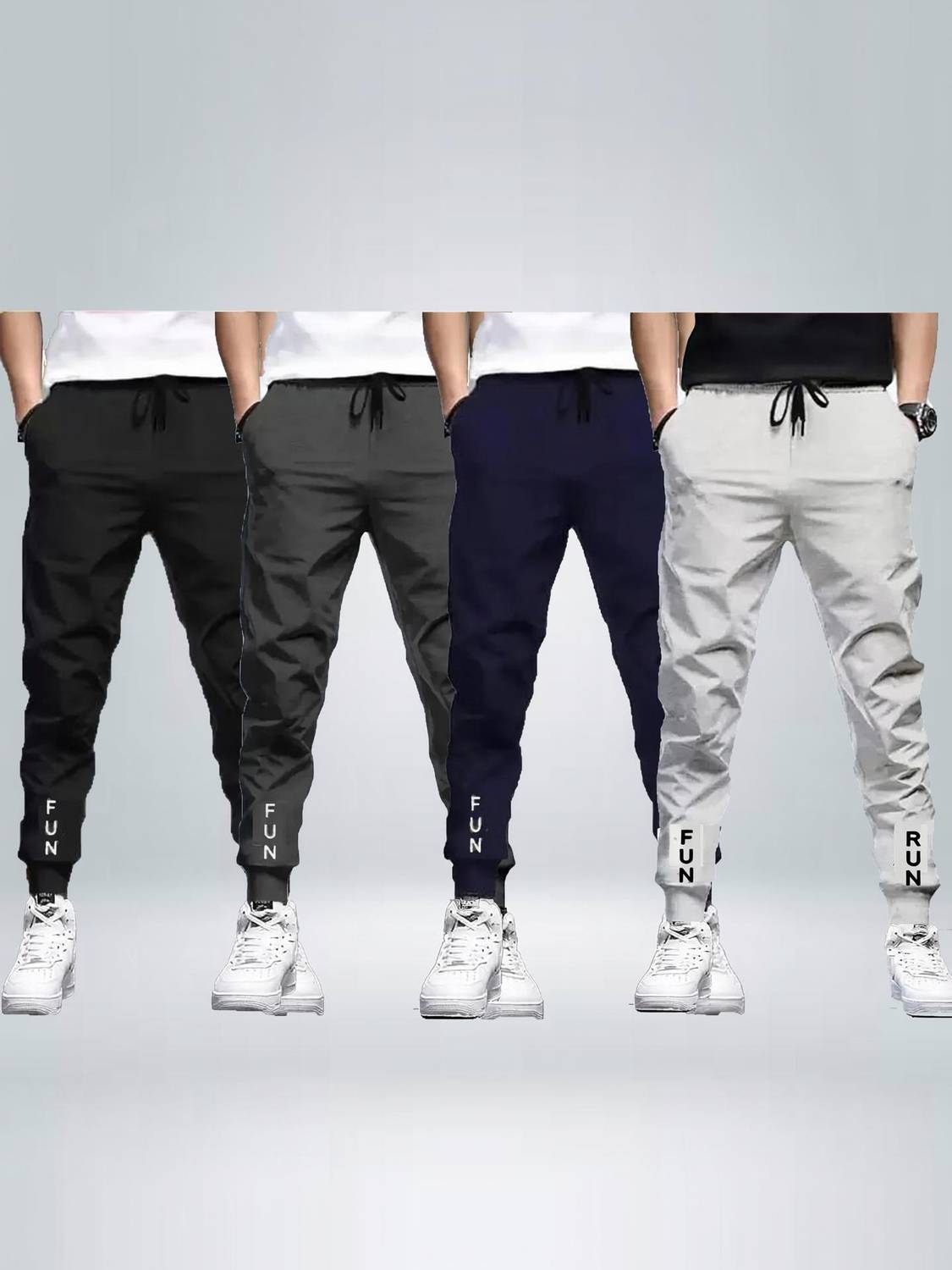 CUTE TREND Track Pant For Boys Multicolor Pack of 4