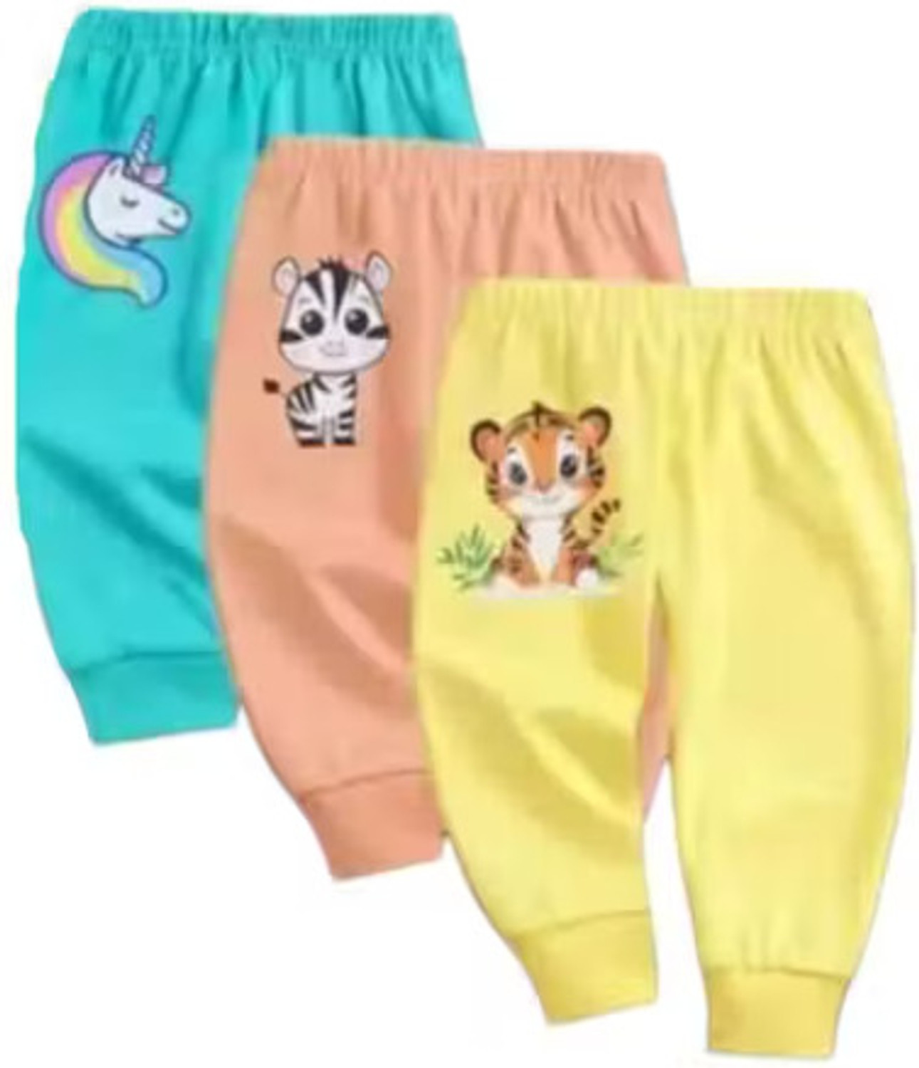 Image of MVR ENTRERPRISES Track Pant For Baby Boys & Baby Girls (Multicolor, Pack of 3)