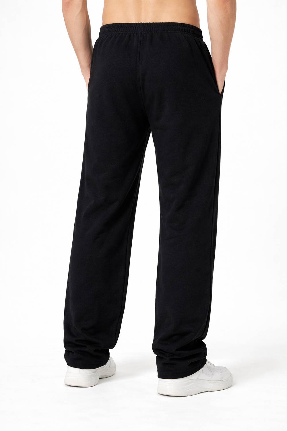 mank D Track Pant For Boys Black Pack of 1 - Image 2