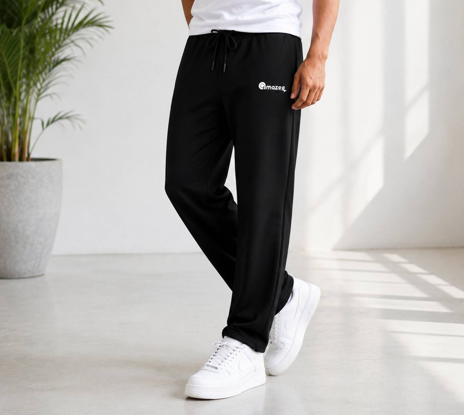 AMAZEE Track Pant for Boys - Gray Pack of 2 - Image 3