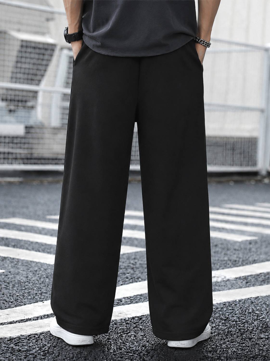 toystshirt Boys Black Track Pant Pack of 1 - Image 3