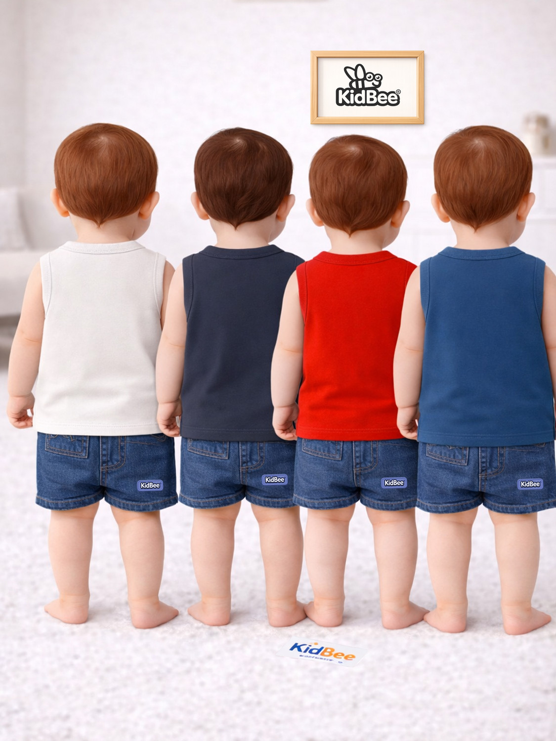 Image of KidBee Vest For Baby Boys & Baby Girls Cotton