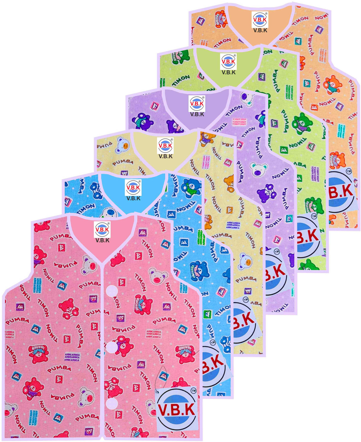 Image of V.B.K Baby Clothes With Jabla,Nappy,Mitten Booties,Cap and Mattress, 0 to 6 Months