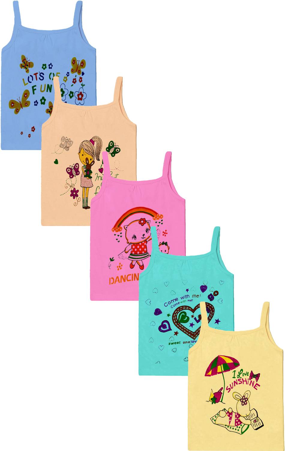 Bikram Vest For Girls Hosiery