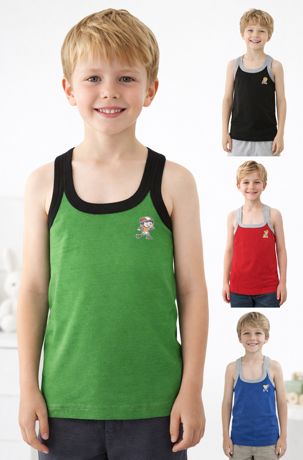 Image of LUX cozi Vest For Boys Pure Cotton