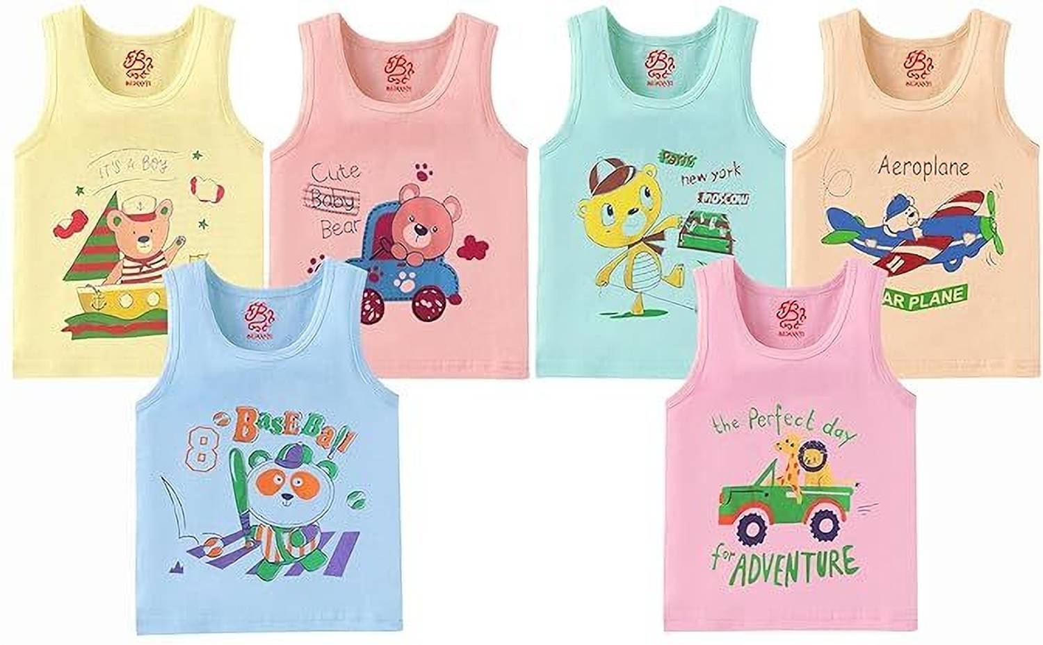 BENAVJI Vest For Baby Boys & Baby Girls Cotton Blend
