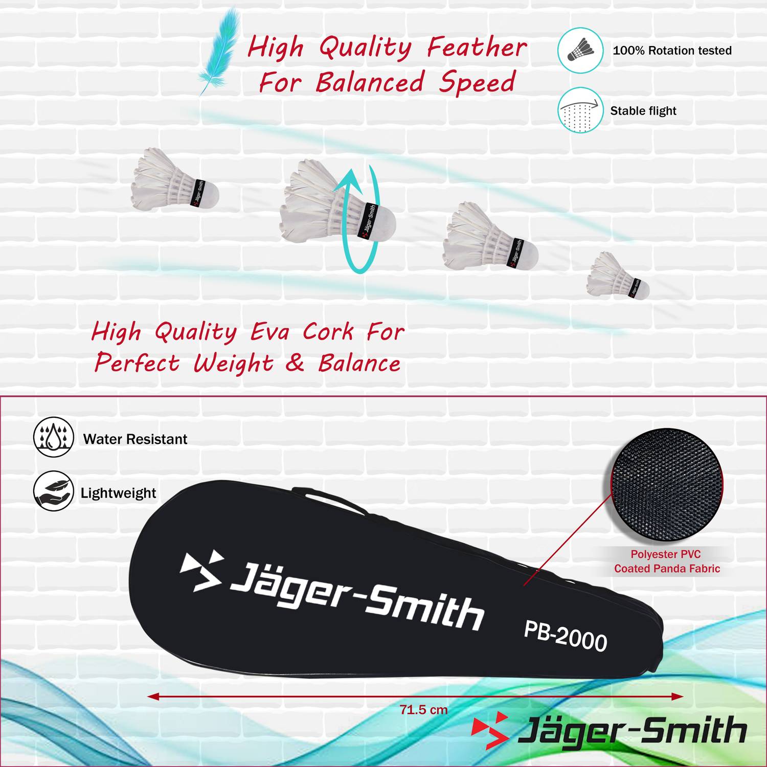 Jager-Smith PB-2000 Combo Badminton Kit - Image 4