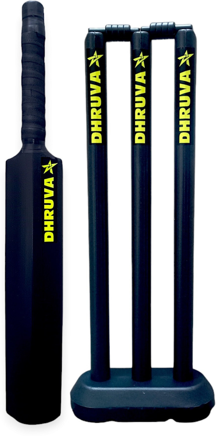 Image of Dhruva Hard Plastic Cricket Kit Combo Pack For 8 Years Kids Cricket Kit