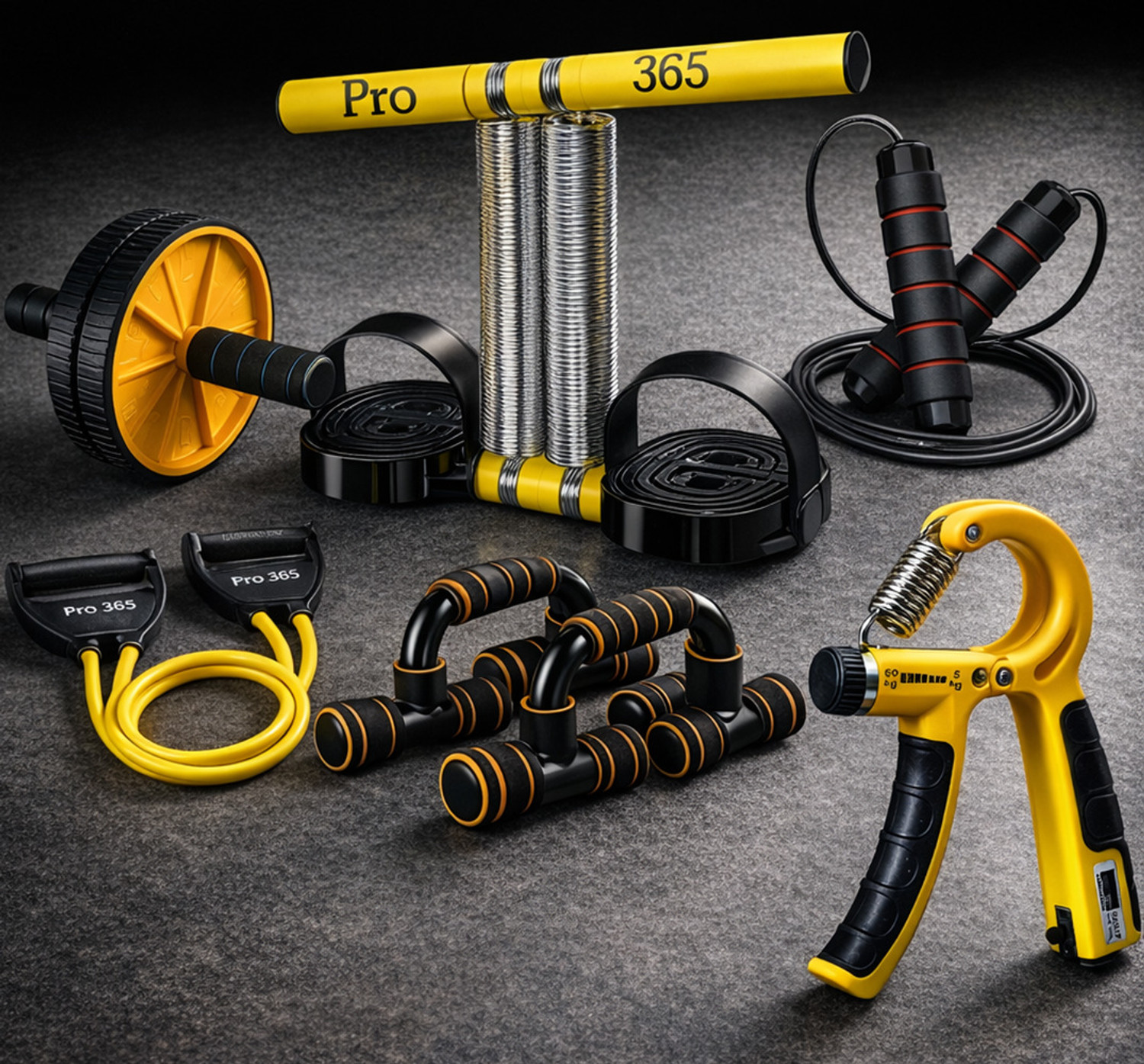 Image of PRO365 Ultimate Fitness Pro Kit: Premium Items for Strength and Cardio Fitness Accessory Kit Kit